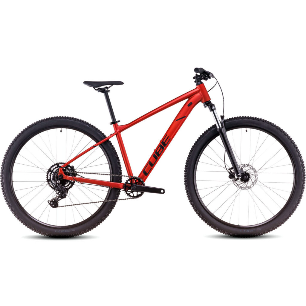 دوچرخه کوهستان CUBE AIM PRO 2025 رنگ FIREORANGE N BLACK