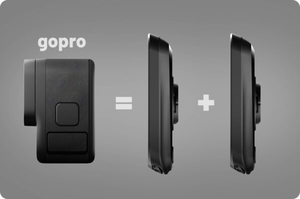 مقایسه باتری کامپیوتر دوچرخه Igpsport Bsc100S با Go Pro