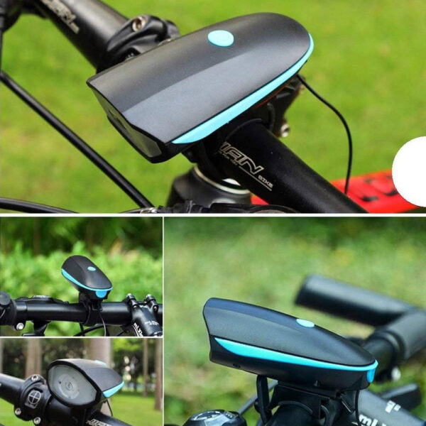 چراغ جلو بوقدار 7588 نصب شده بر روی دوچرخه