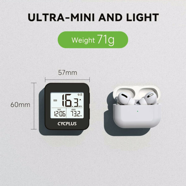 وزن کامپیوتر دوچرخه CYCPLUS G1