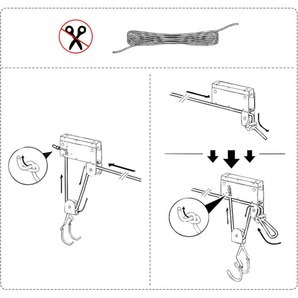 راهنمای نصب آویز سقفی TRINTON
