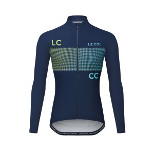 پیراهن آستین بلند CyCling LeCol 2025 رنگ آبی