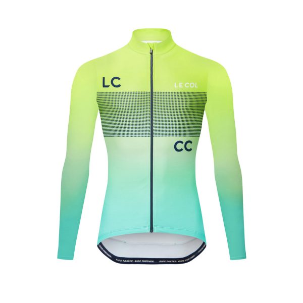 پیراهن آستین بلند CYCLING LECOL 2025 رنگ زرد