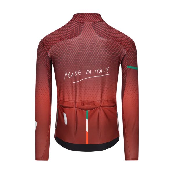 پیراهن آستین بلند CYCLING Q36.5 2025 رنگ قرمز