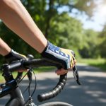 دستکش نیم انگشت CyCling SCOTT RC در دست دوچرخه سوار
