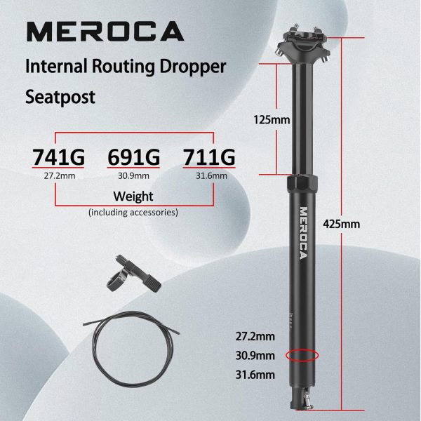 وزن و اندازه لوله زين دراپر MEROCA SP-02