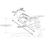 اندازه کیف زیر زین ZEFAL Adventure R5