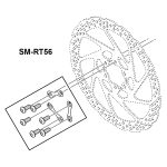 راهنمای نصب روتور دیسک ترمز SHIMANO SM-RT56