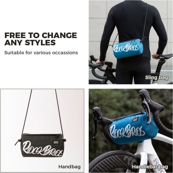استایل استفاده از کیف جلو فرمان ROCKBROS G006