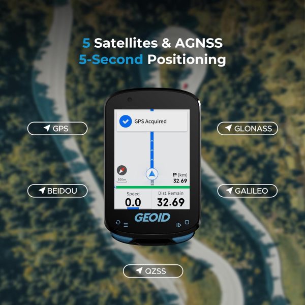 پشتیبانی از ماهواره کامپیوتر دوچرخه GEOID CC600